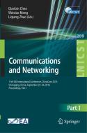 Communications and Networking edito da Springer International Publishing