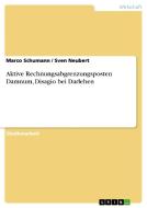 Aktive Rechnungsabgrenzungsposten Damnum, Disagio Bei Darlehen di Marco Schumann edito da Grin Publishing