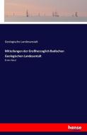 Mitteilungen der Großherzoglich Badischen Geologischen Landesantalt di Geologische Landesanstalt edito da hansebooks