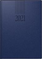 rido/idé 7028903381 Tageskalender/Buchkalender 2021 Modell ROMA 1, Balacron-Einband dunkelblau edito da Baier & Schneider
