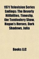 1971 Television Series Endings: The Beve di Books Llc edito da Books LLC, Wiki Series