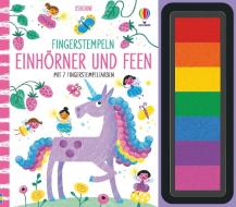 Fingerstempeln: Einhörner und Feen di Fiona Watt edito da Usborne Verlag