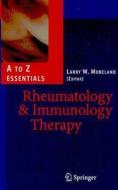 Rheumatology And Immunology Therapy edito da Springer-verlag Berlin And Heidelberg Gmbh & Co. Kg