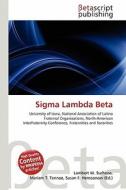 SIGMA Lambda Beta edito da Betascript Publishing