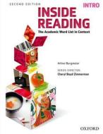 Inside Reading Intro: Student's Book di Arline Burgmeier edito da Oxford University ELT