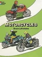 Motorcycles Coloring Book di Bruce Lafontaine edito da DOVER PUBN INC
