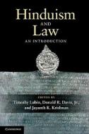 Hinduism and Law di Timothy Lubin edito da Cambridge University Press
