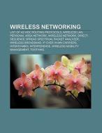 Wireless networking di Books Llc edito da Books LLC, Reference Series