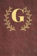 G di Initial Monogram Notebook edito da INDEPENDENTLY PUBLISHED