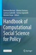 Handbook of Computational Social Science for Policy edito da Springer International Publishing