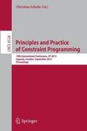 Principles and Practice of Constraint Programing-CP 2013 edito da Springer Berlin Heidelberg