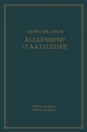 Allgemeine Staatslehre di Georg Jellinek, Walter Jellinek edito da Springer Berlin Heidelberg