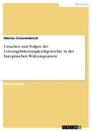 Ursachen und Folgen der Leistungsbilanzungleichgewichte in der Europäischen Währungsunion di Marius Croonenbrock edito da GRIN Publishing