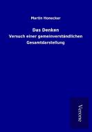 Das Denken di Martin Honecker edito da TP Verone Publishing