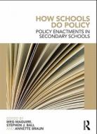 How Schools Do Policy di Meg Maguire, Stephen J. Ball, Annette Braun edito da Taylor & Francis Ltd