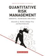 Quantitative Risk Management di Alexander J. McNeil, Rudiger Frey, Paul Embrechts edito da Princeton University Press