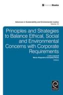 Principles and Strategies to Balance Ethical, Social and En edito da Emerald Group Publishing Limited