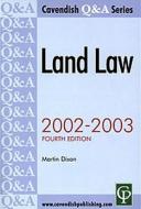 Land Law Q&A di Maurice Dixon, Robert Ed. Dixon, Martin Dixon edito da Routledge Cavendish