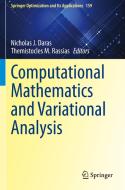 Computational Mathematics and Variational Analysis edito da Springer International Publishing
