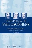 Learning from Six Philosophers di Jonathan Bennett edito da OUP Oxford