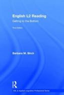 English L2 Reading di Barbara M. (California State University - Fresno Birch edito da Taylor & Francis Ltd