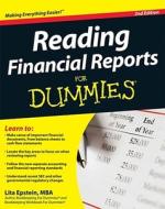 Reading Financial Reports for Dummies di Lita Epstein edito da For Dummies