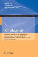 ICT Education edito da Springer International Publishing