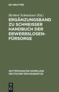 Handbuch Der Erwerbslosenfursorge: Erg.-Bd. edito da Walter de Gruyter