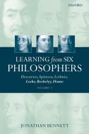 Learning from Six Philosophers di Jonathan Bennett edito da OUP Oxford