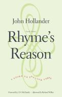 Rhyme's Reason di John Hollander edito da Yale University Press
