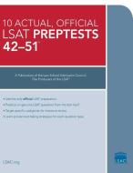 10 Actual 42-51, Official LSAT Preptests: (preptests 42-51) di Law School Council edito da LAW SCHOOL ADMISSION COUNCIL