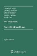 Constitutional Law: 2021 Supplement di Geoffrey R. Stone, Louis M. Seidman, Cass R. Sunstein edito da ASPEN PUB