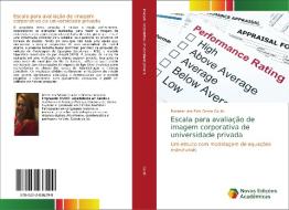 Escala para avaliação de imagem corporativa de universidade privada di Rosimar dos Reis Bessa Couto edito da Novas Edições Acadêmicas