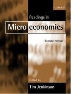 Readings in Microeconomics di Tim Jenkinson edito da OXFORD UNIV PR