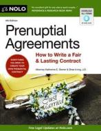 Prenuptial Agreements: How to Write a Fair and Lasting Contract di Katherine E. Stoner, Shae Irving edito da NOLO