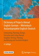 Dictionary of Projects Abroad English-German - Wörterbuch Auslandsprojekte Englisch-Deutsch di Klaus Lange edito da Springer-Verlag GmbH