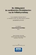 Die Abhängigkeit des norddeutschen Eisenbahnnetzes von der Geländegestaltung di Johann Heinrich Esselbrügge edito da Springer Berlin Heidelberg