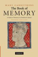The Book of Memory di Mary Carruthers edito da Cambridge University Press