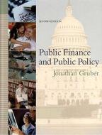 Public Finance and Public Policy di Jonathan Gruber edito da WORTH PUBL INC