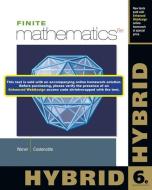 Finite Mathematics, Hybrid (with Enhanced Webassign with eBook Loe Printed Access Card for One-Term Math and Science) di Stefan Waner, Steven Costenoble edito da THOMSON LEARNING