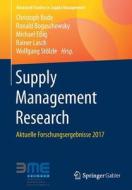 Supply Management Research edito da Springer Fachmedien Wiesbaden