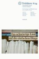 Triëdere #24: Ilse Aichinger und Elfriede Gerstl edito da Sonderzahl Verlagsges.