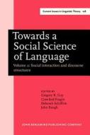 Towards A Social Science Of Language edito da John Benjamins Publishing Co