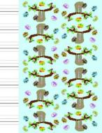 Handwriting: Sloth Design Cover - Practice Paper Notebook - With Descender Lines - For Cursive Script & Print Manuscript Alphabet - di Kmc Notebooks and Journals edito da Createspace Independent Publishing Platform