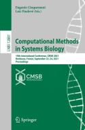 Computational Methods in Systems Biology edito da Springer International Publishing