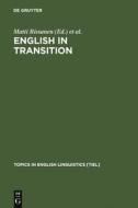 English in Transition edito da De Gruyter Mouton