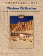 Annual Editions Western Civilization Vol di LEMBRIGHT edito da Mcgraw Hill Higher Education