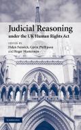 Judicial Reasoning Under the UK Human Rights Act edito da Cambridge University Press