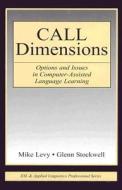 CALL Dimensions di Mike Levy edito da Routledge