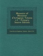 Memoirs of Monsieur D'Artagnan Volume V.2 edito da Nabu Press